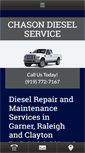 Mobile Screenshot of chasondiesel.com